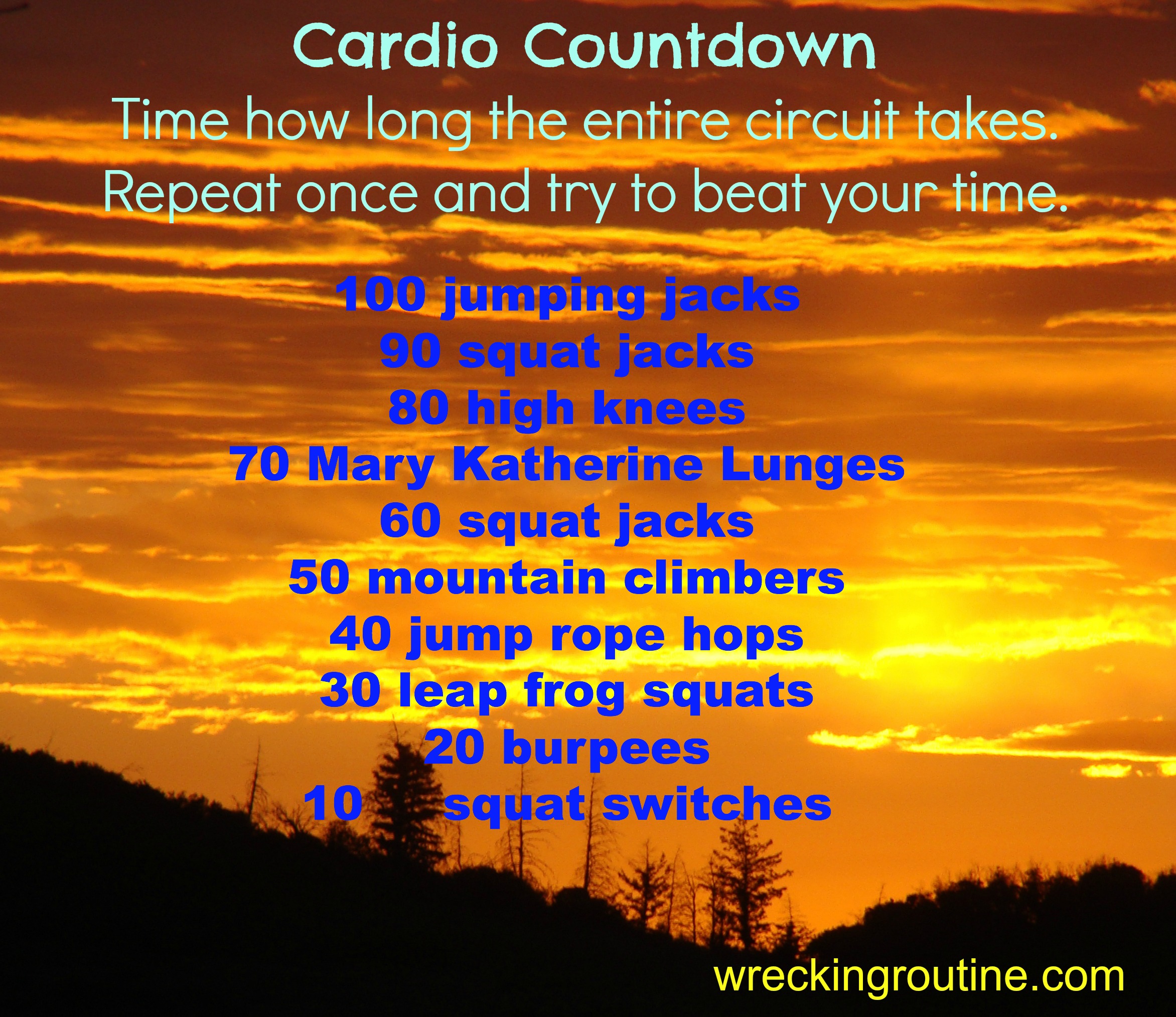 Cardio Countdown